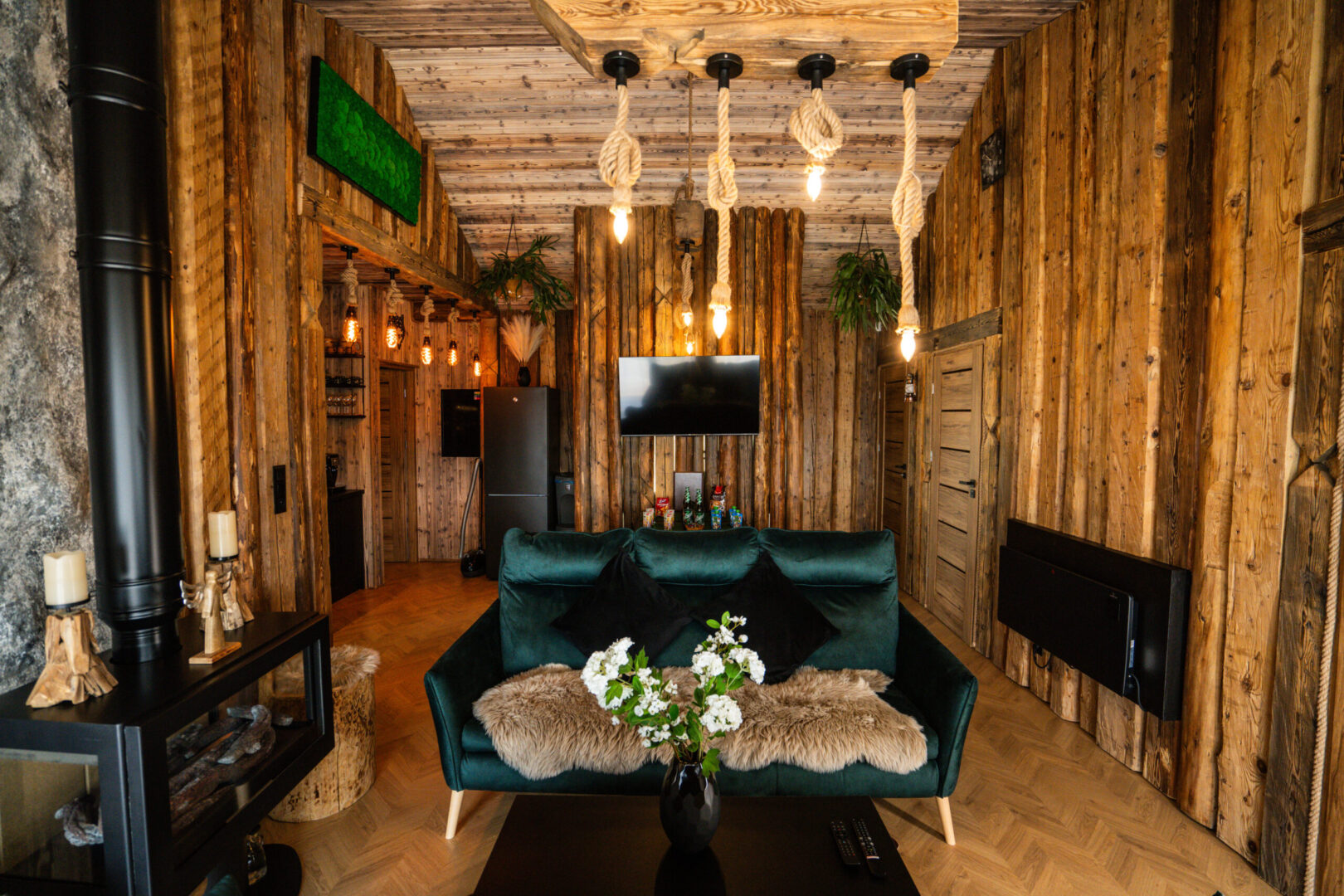 Vlčia nora s luxusným wellness
